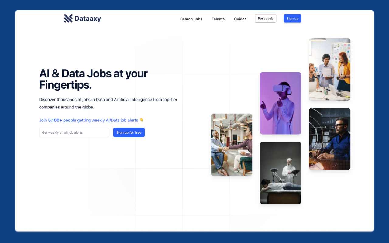 startuptile Dataaxy-Data & AI jobs at your fingertips