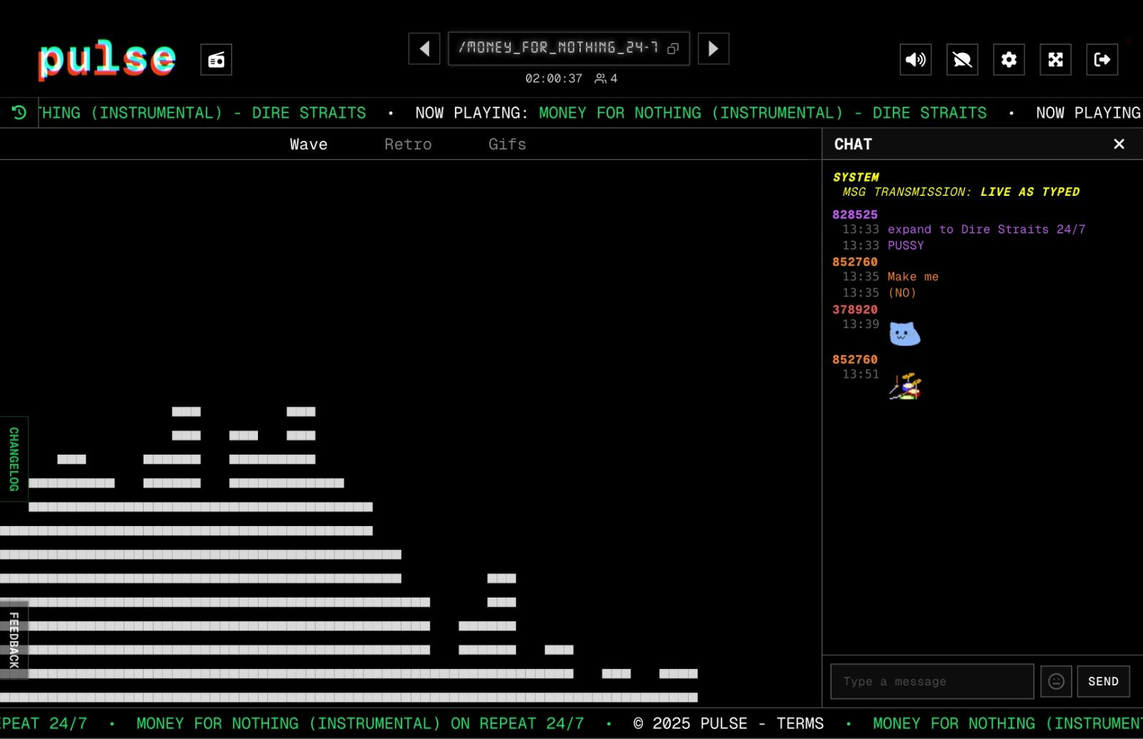 PULSE V2.0 - Screenshot 2 showing product features and functionality
