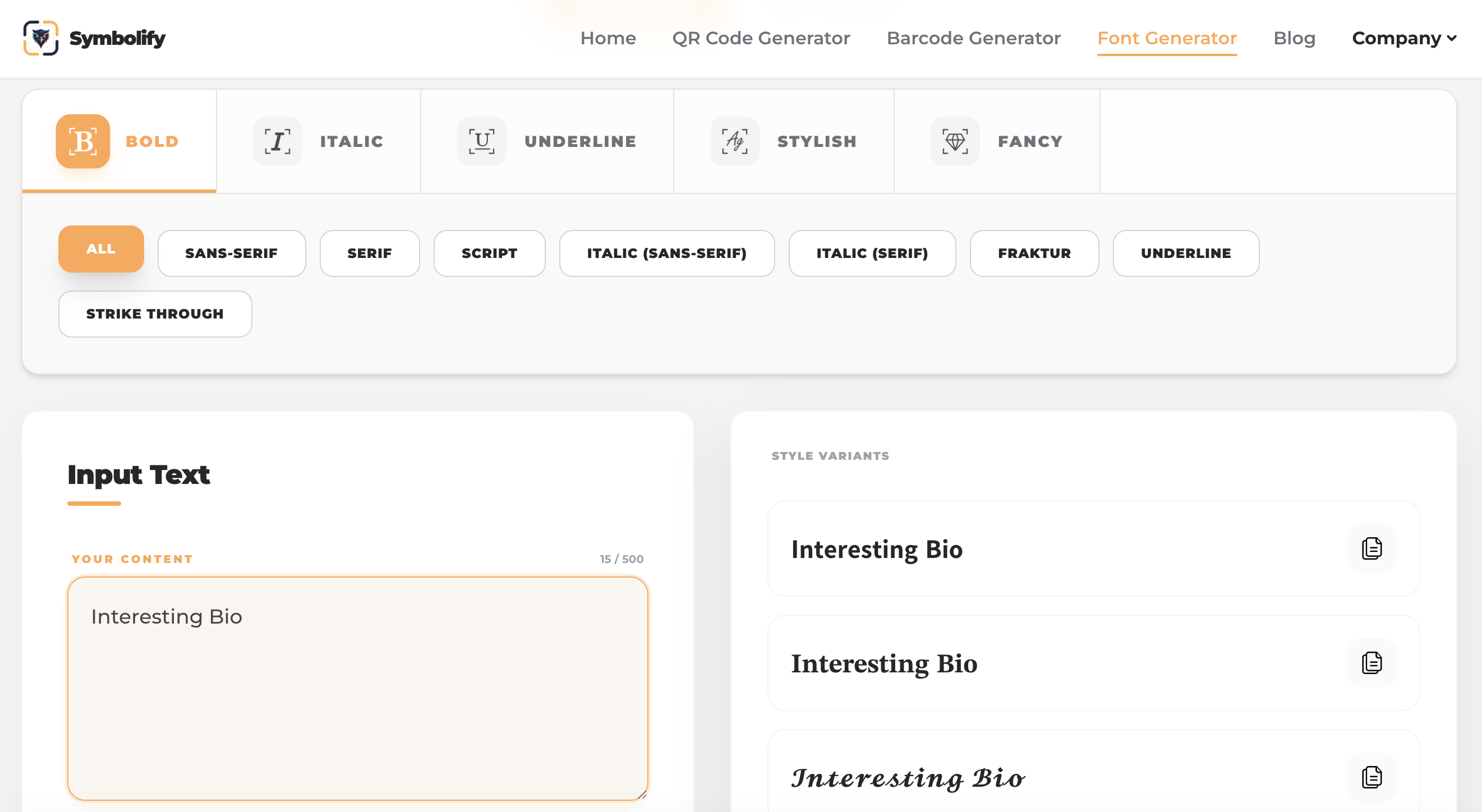 Symbolify gallery image