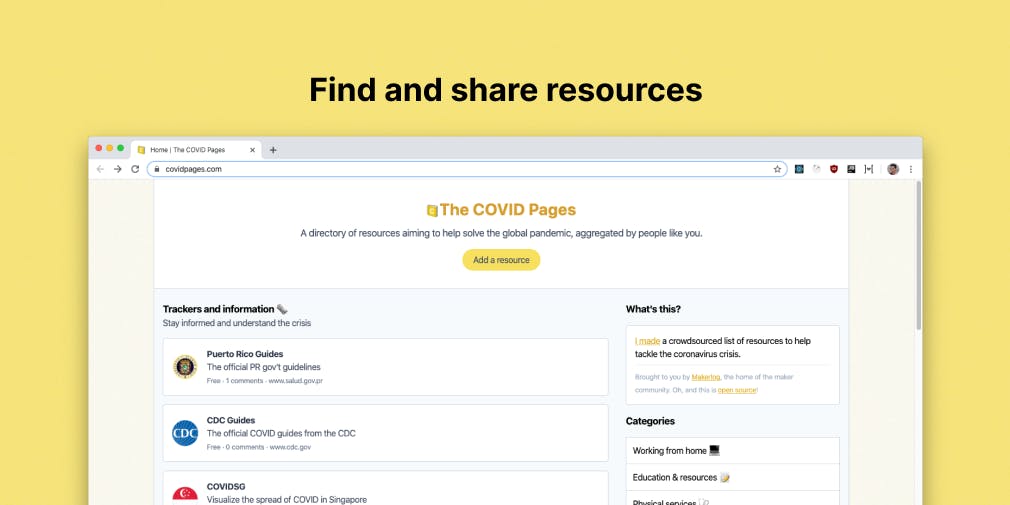 The COVID Pages media 2