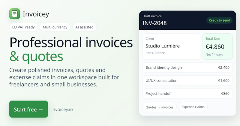 Invoicey screenshot 1
