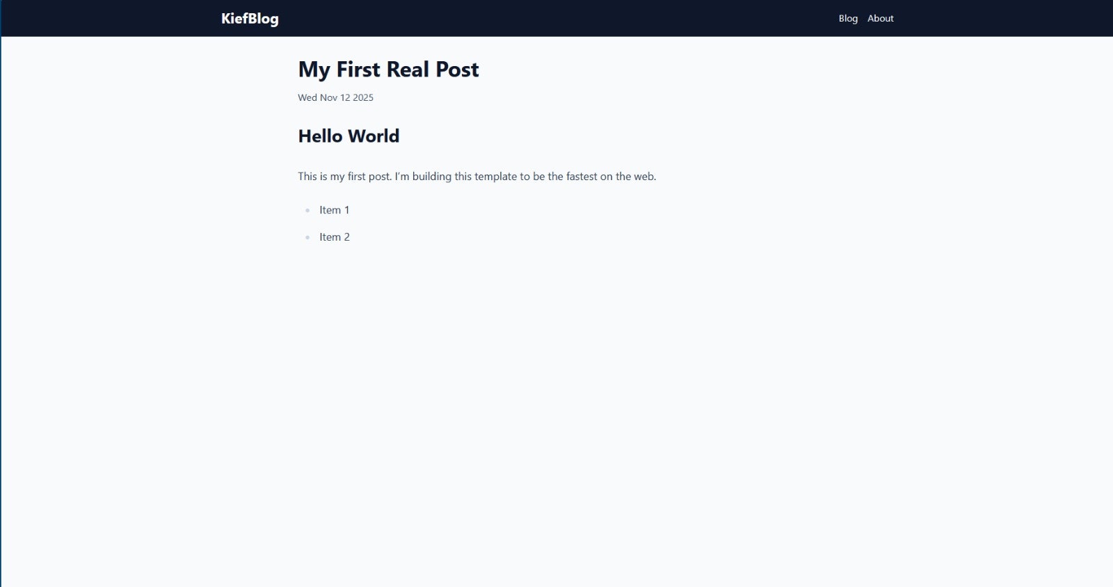 Premium Astro Blog Template - Screenshot 3 showing product features and functionality