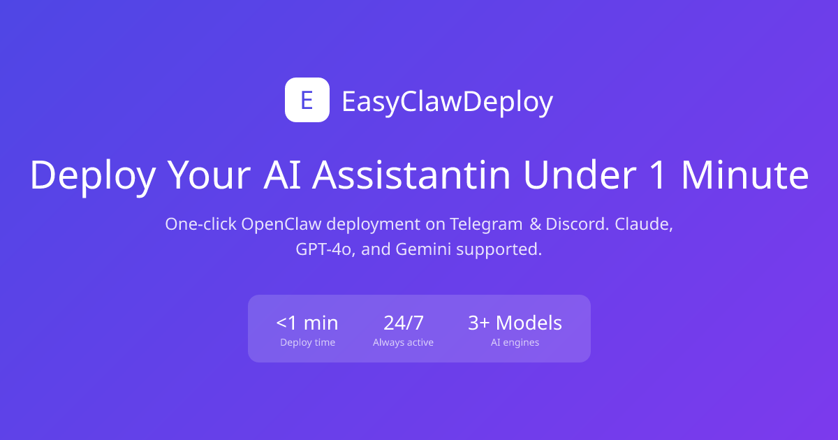 EasyClawDeploy gallery image