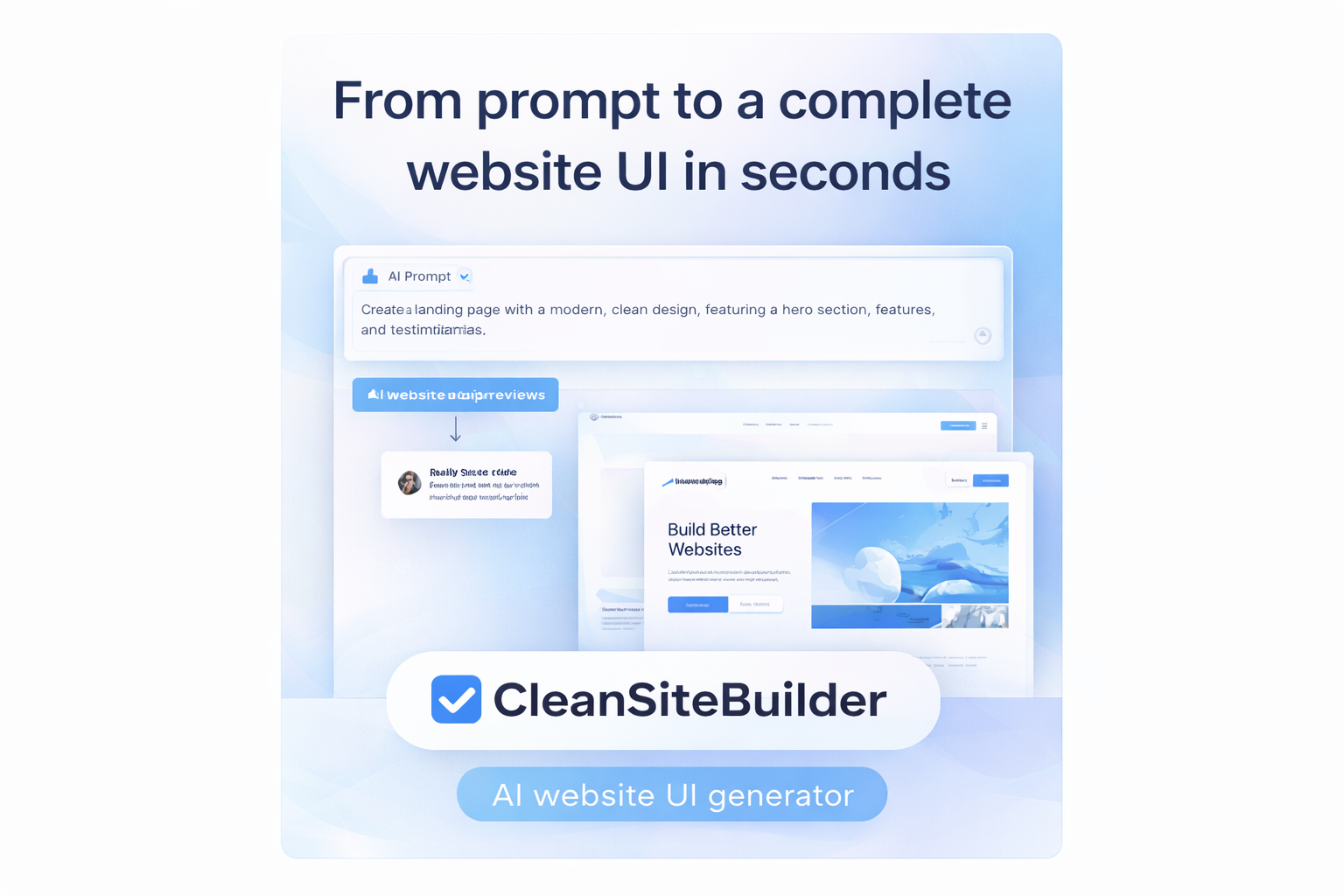 CleanSiteBuilder gallery image