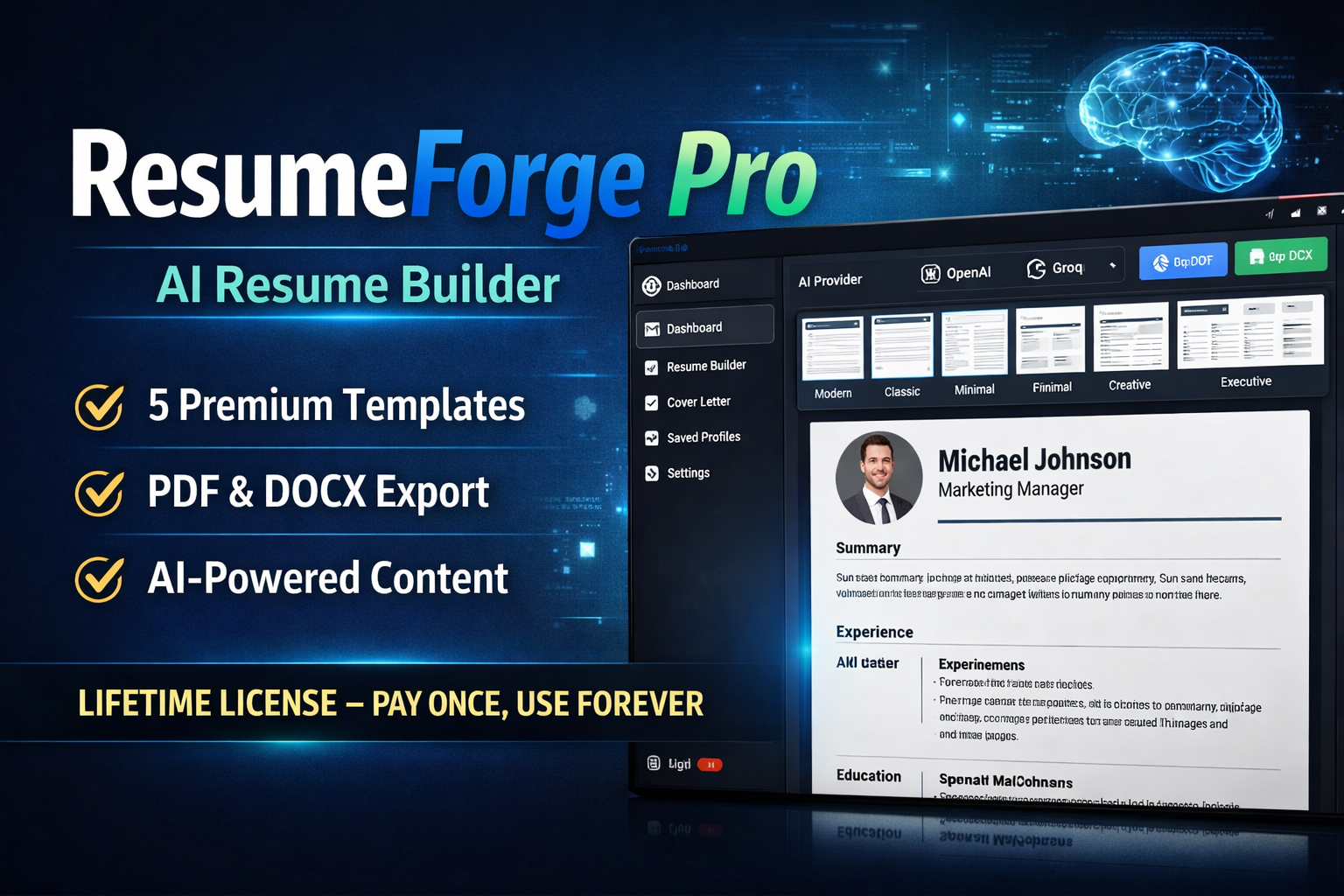 ResumeForge Pro gallery image