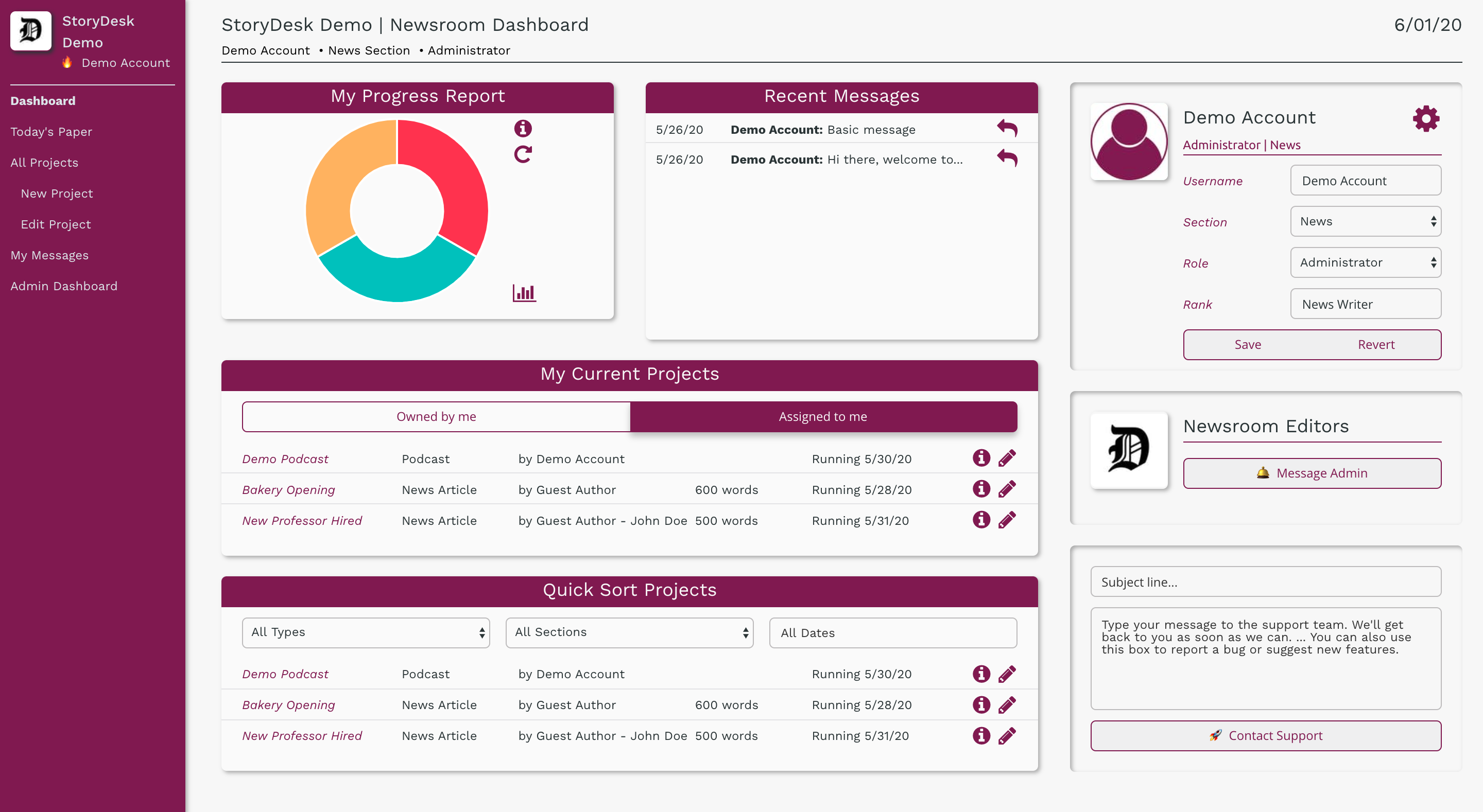 StoryDesk gallery image