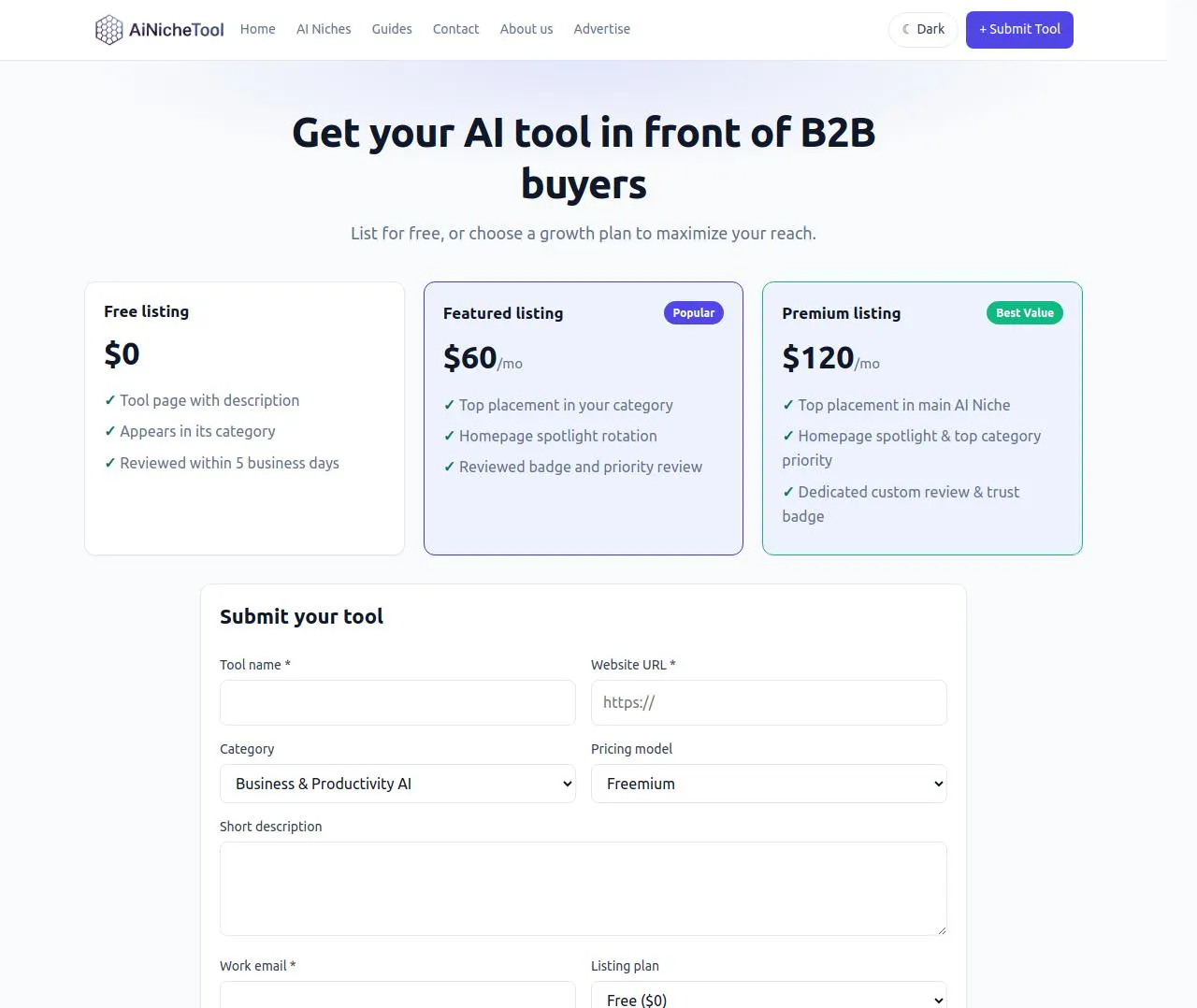 Ai Niche Tool gallery image