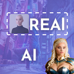 Real AI - AI Photo Generator & Inpaint logo