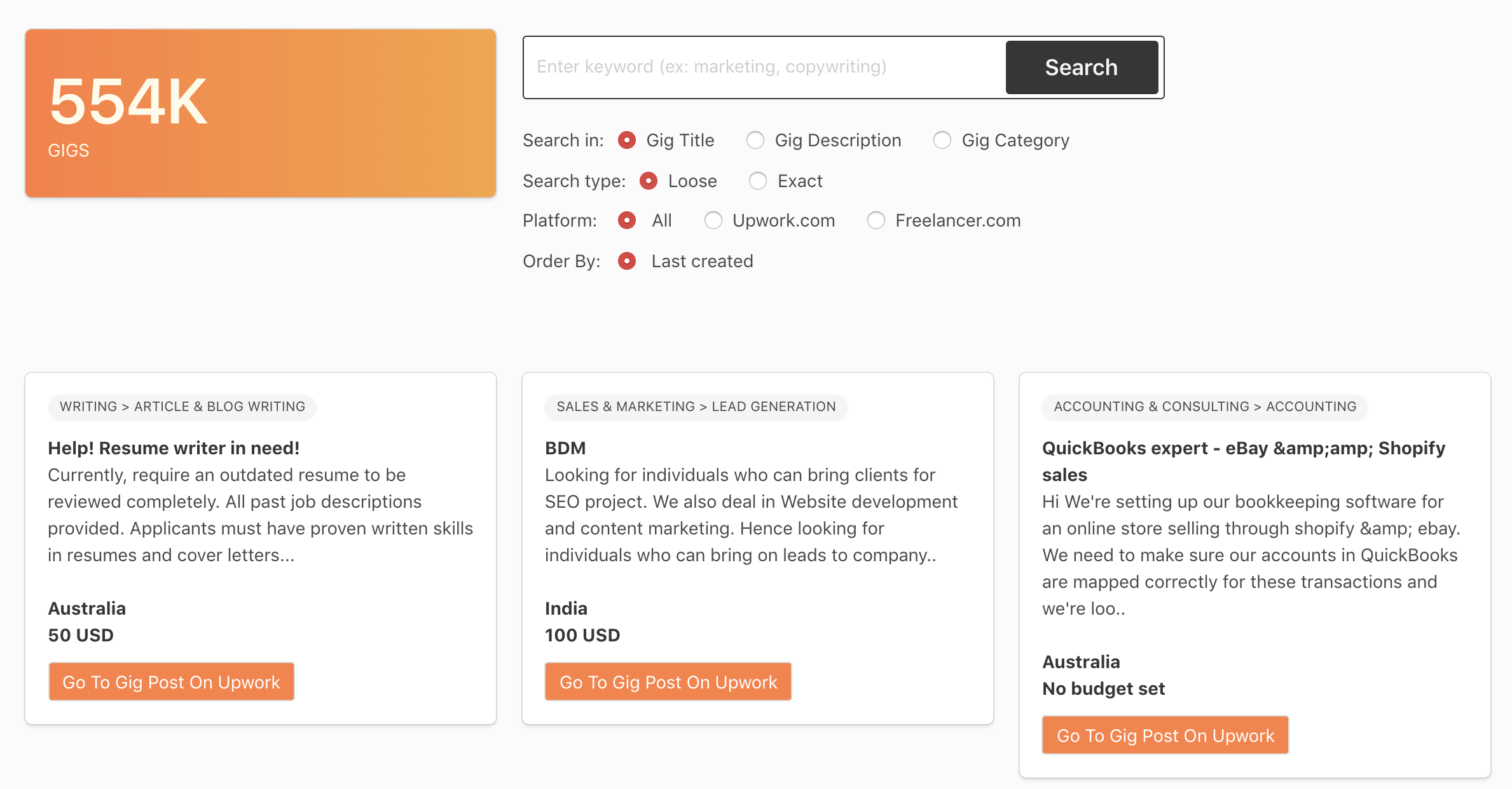 TimelyGigs gallery image