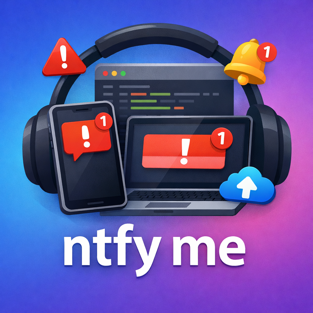 Ntfy me - Product Hunt launch logo