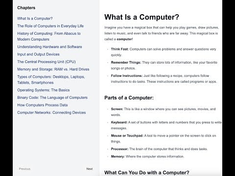 Computer Book for Kids gallery image