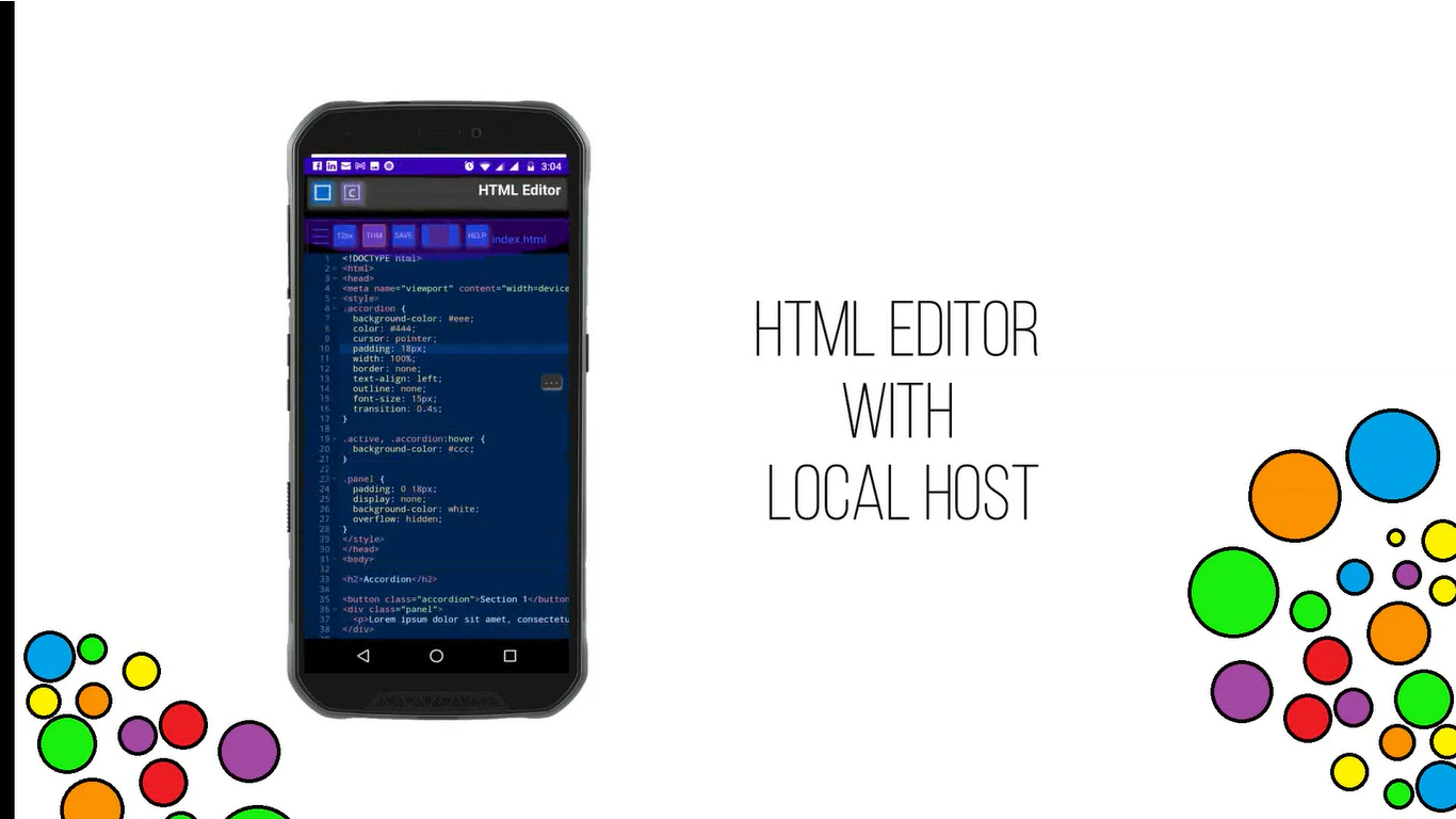 HTML Editor with Localhost