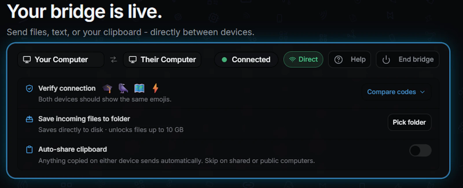 QuickBridge: AirDrop for Any Device screenshot 5