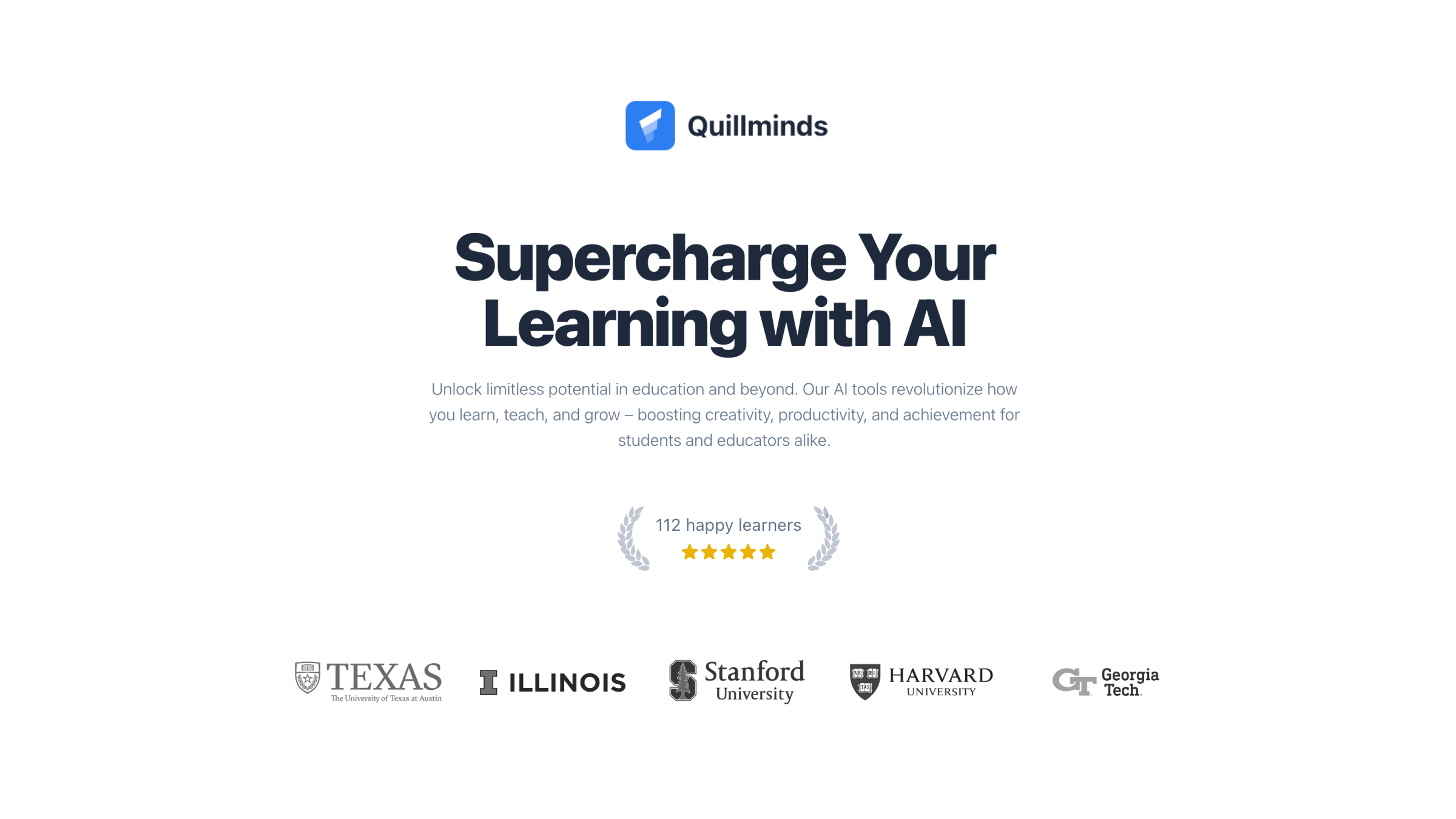 startuptile Quillminds-Your AI Study Buddy: Learn Smarter Not Harder