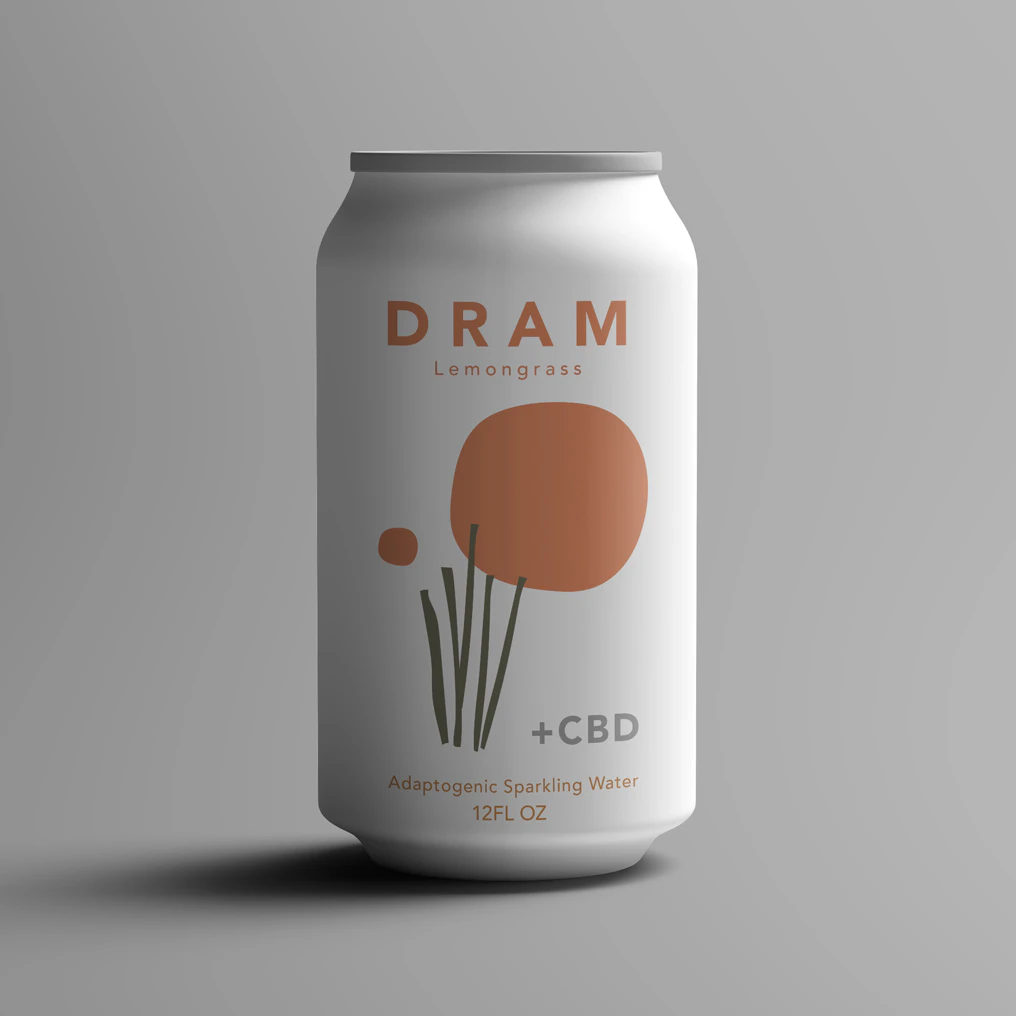 DRAM Lemongrass CBD Sparkling Water