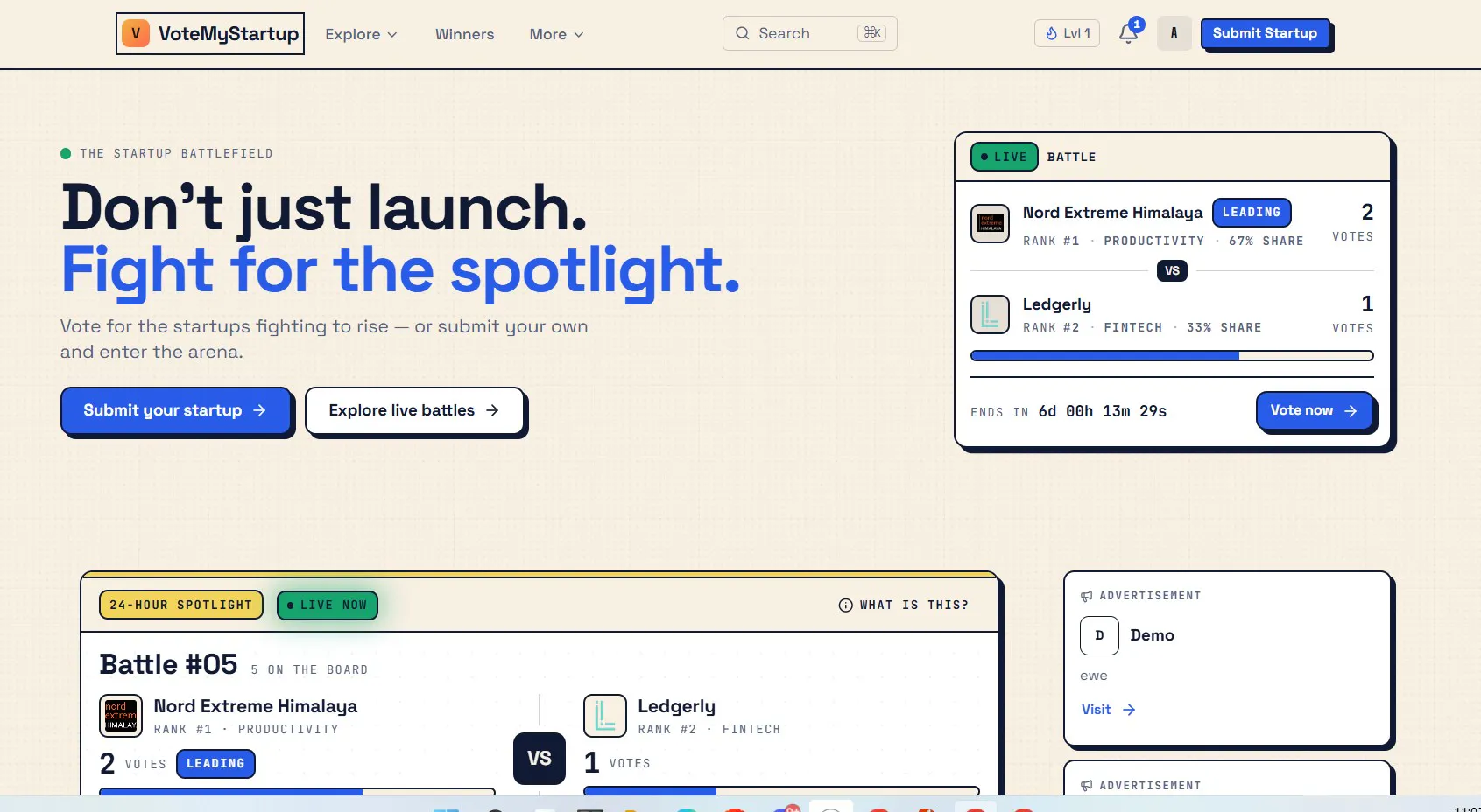 VoteMyStartup gallery image