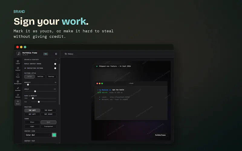 Portfolio Frame screenshot 6