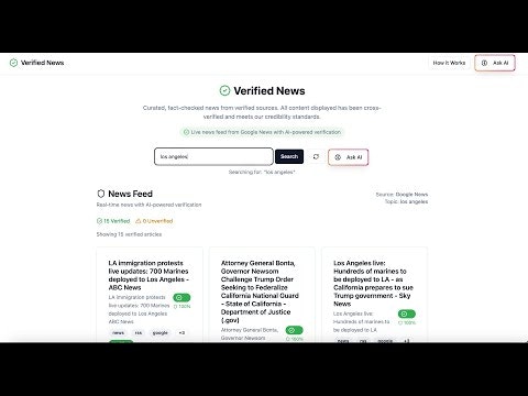 Verified News AI gallery image