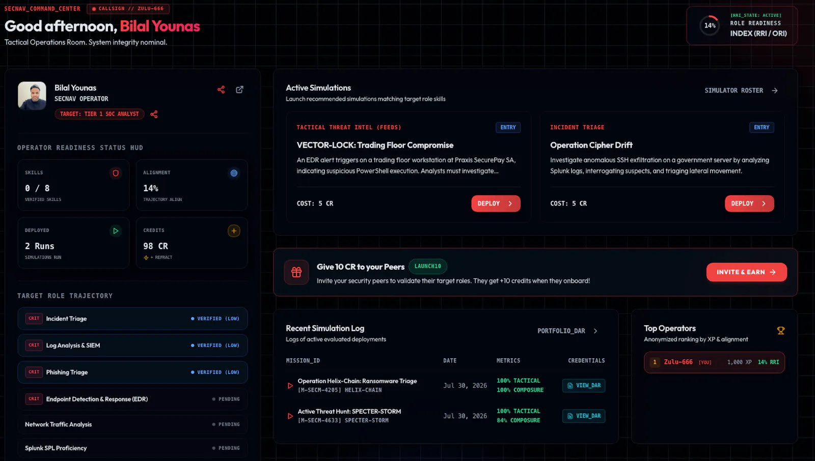 SecNav — Security Skill Verification screenshot 2