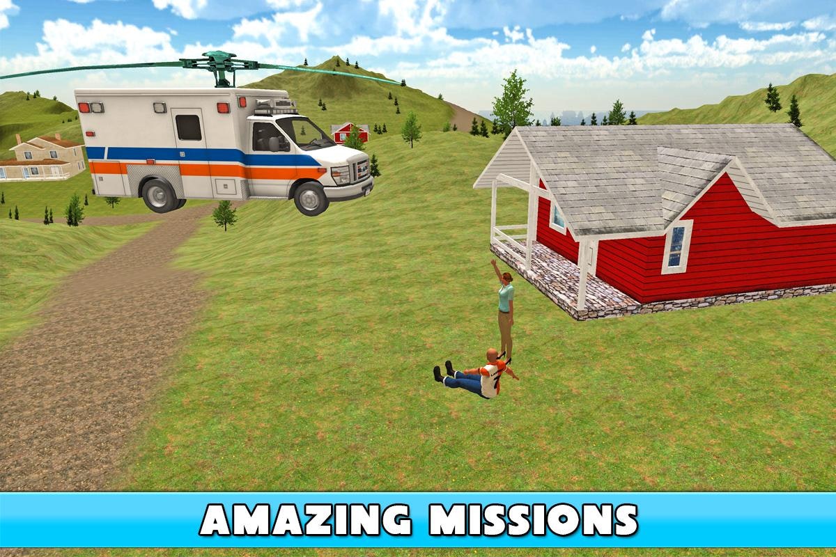 Flying Ambulance Simulator 3D gallery image