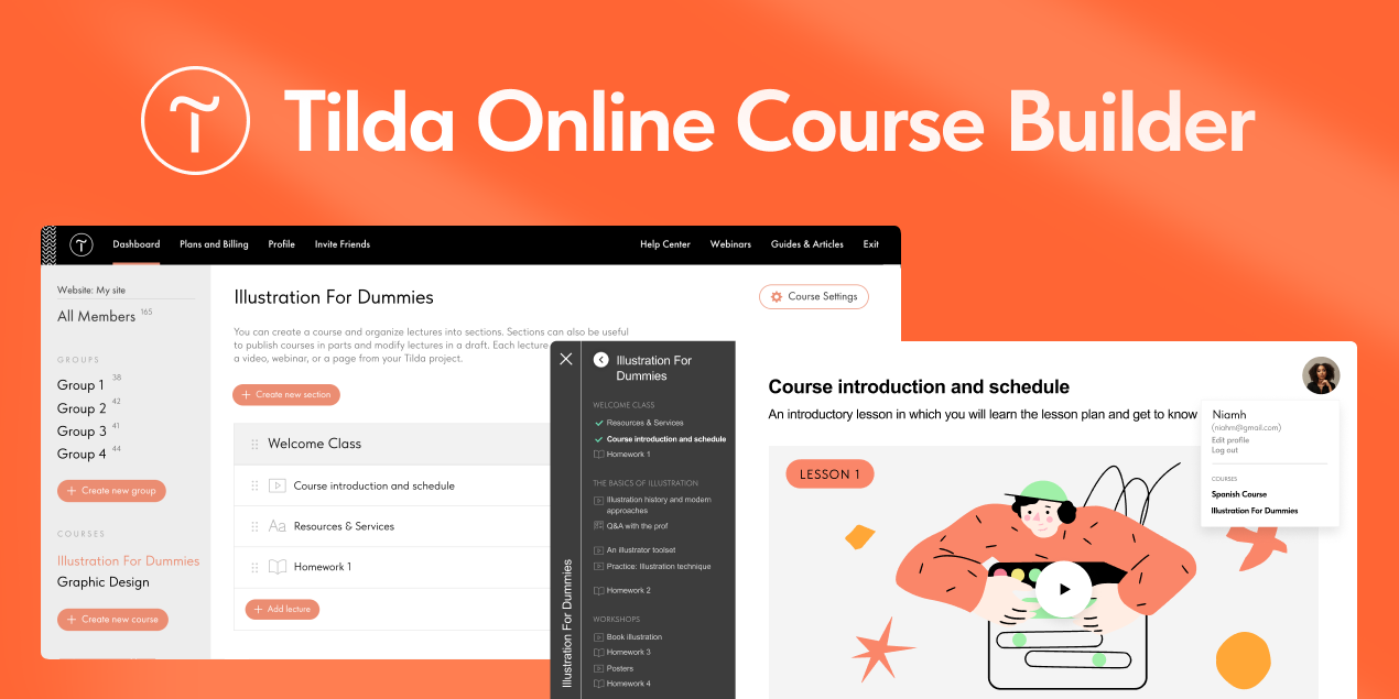 Tilda Online Builder media 1