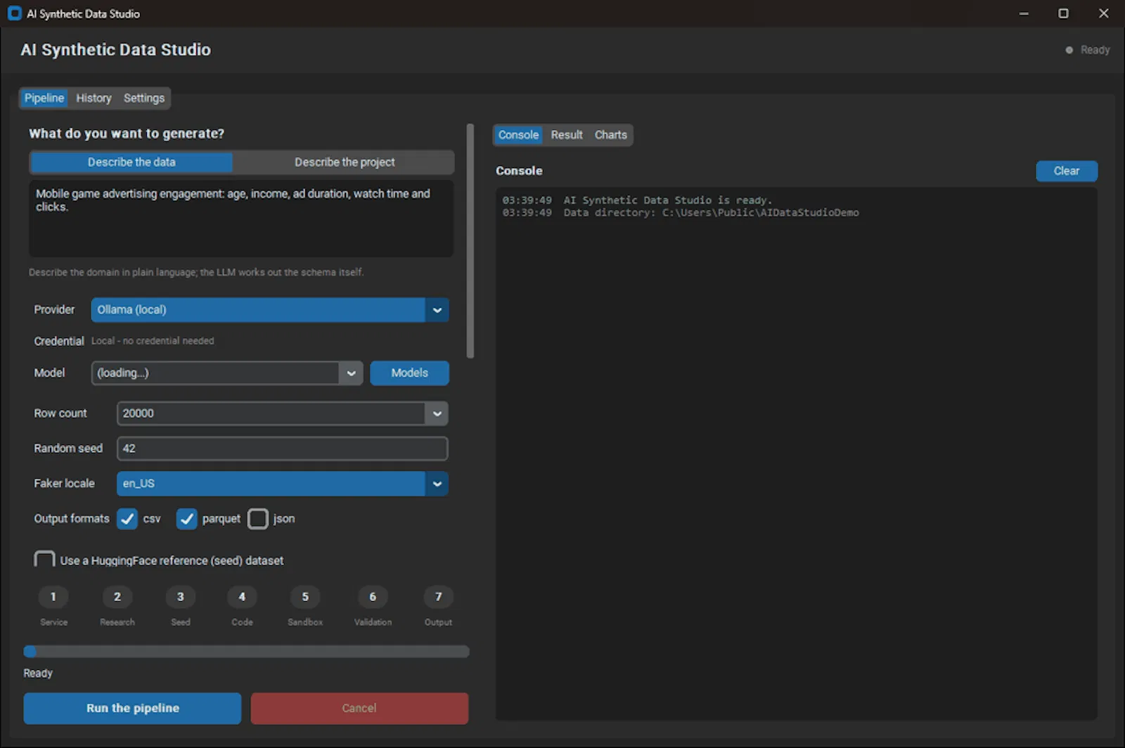 AI Synthetic Data Studio screenshot 5