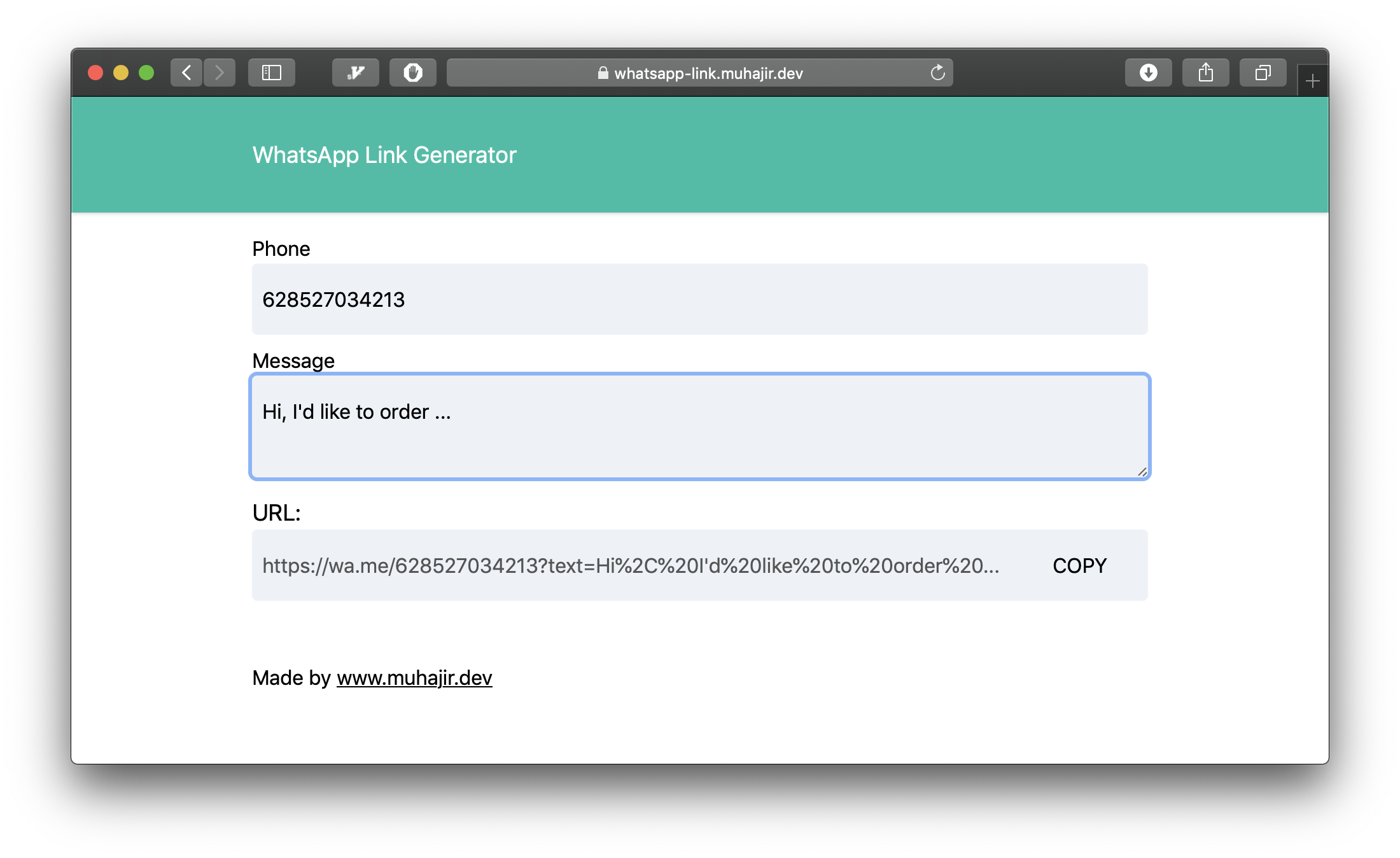Whatsapp Link Generator Use A Whatsapp Link As Your Call To Action Product Hunt