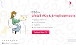 850+ Web3 VCs & Email contacts image