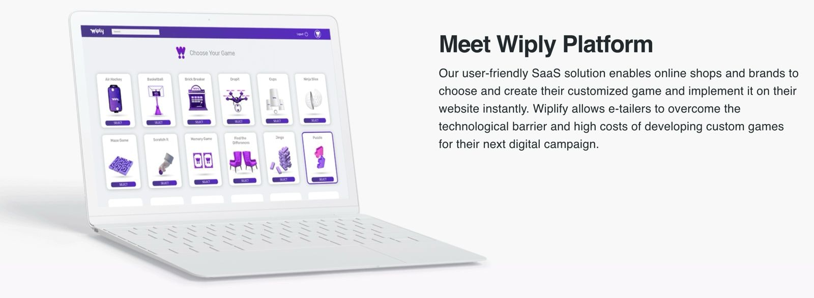 Media Wiply - Penyelesaian SaaS membolehkan jenama membuat permainan tersuai mereka 3