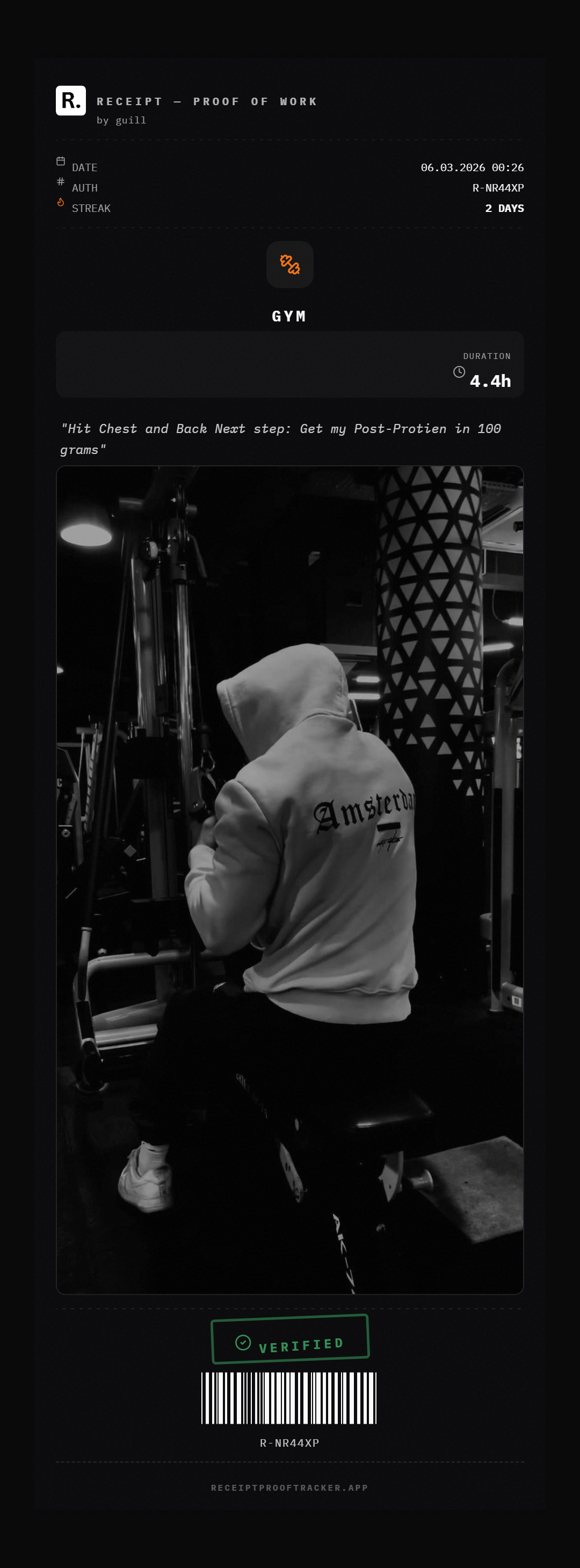 Receipt Proof Tracker gallery image