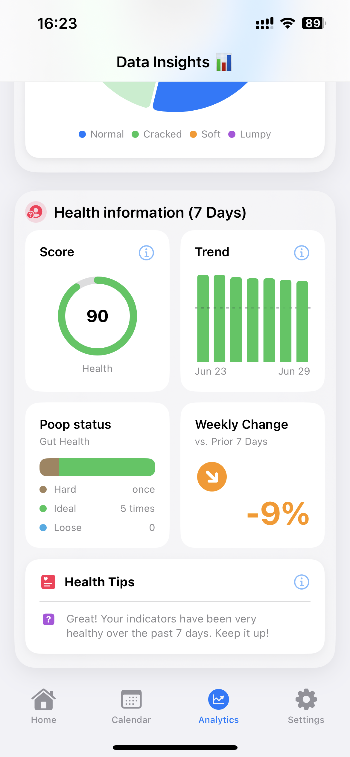 Mídia 2 de Pootime! - Rastreador de saúde intestinal para iOS