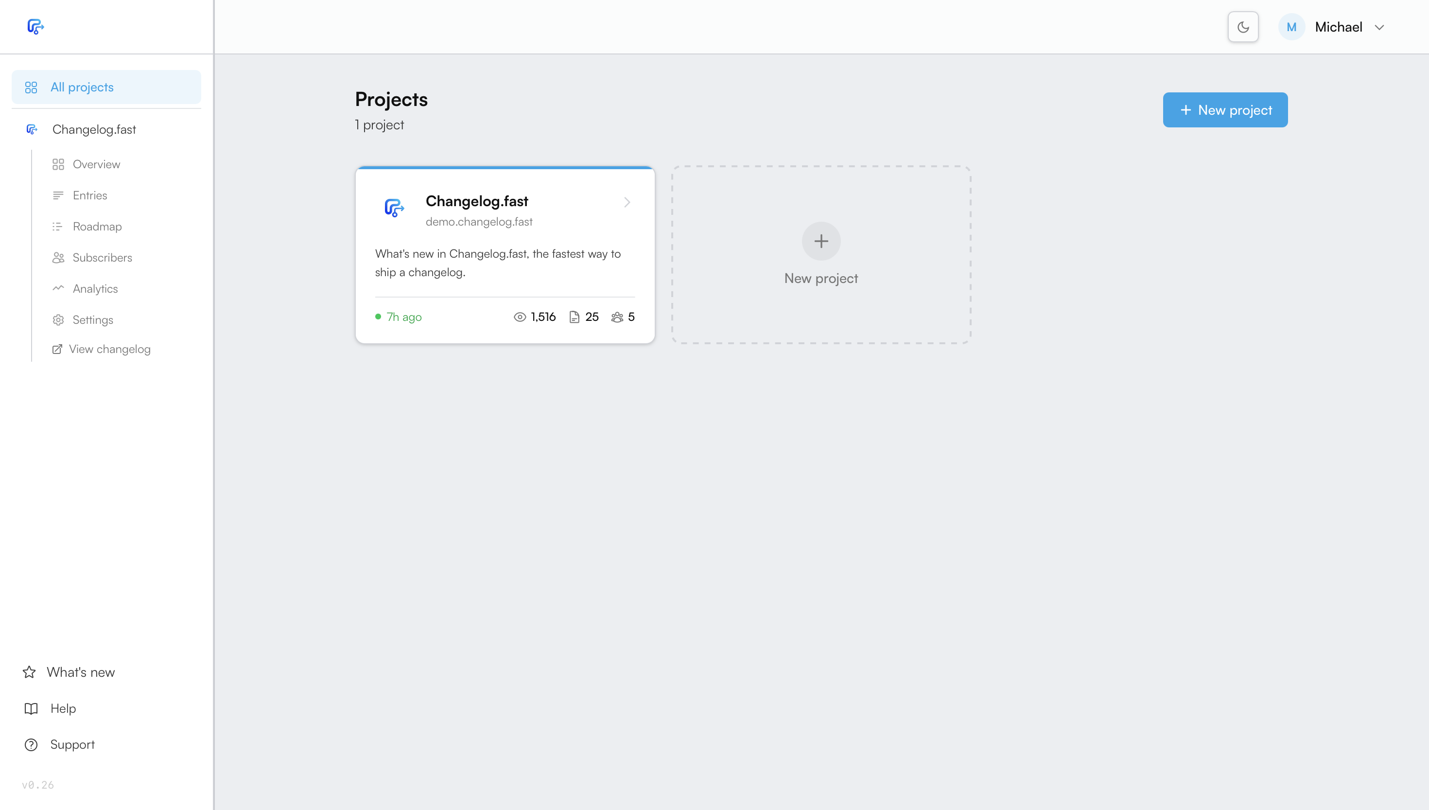 Changelog.fast gallery image
