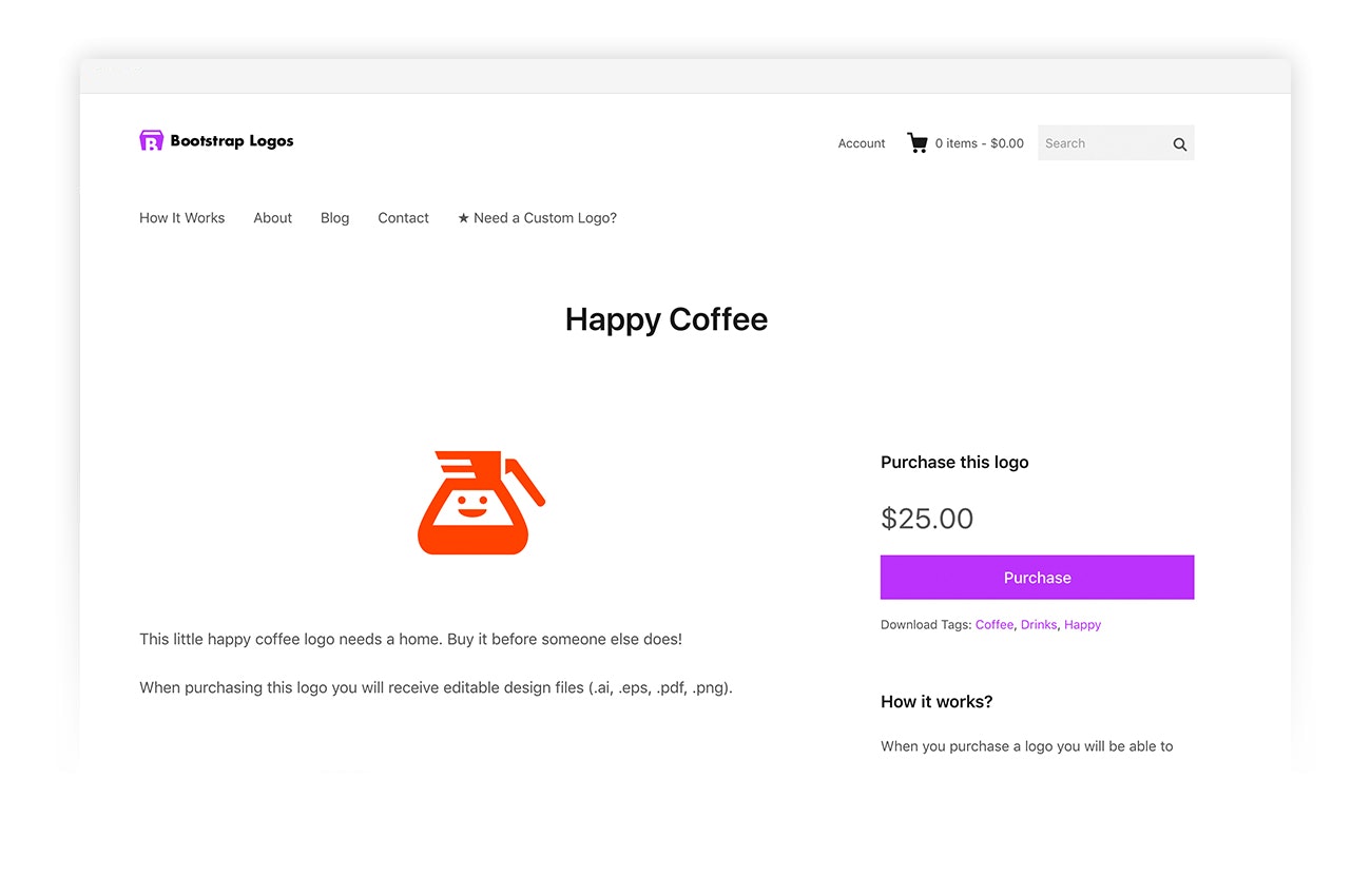 Bootstrap Logos gallery image