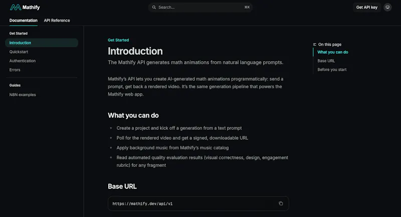 Mathify API screenshot 8