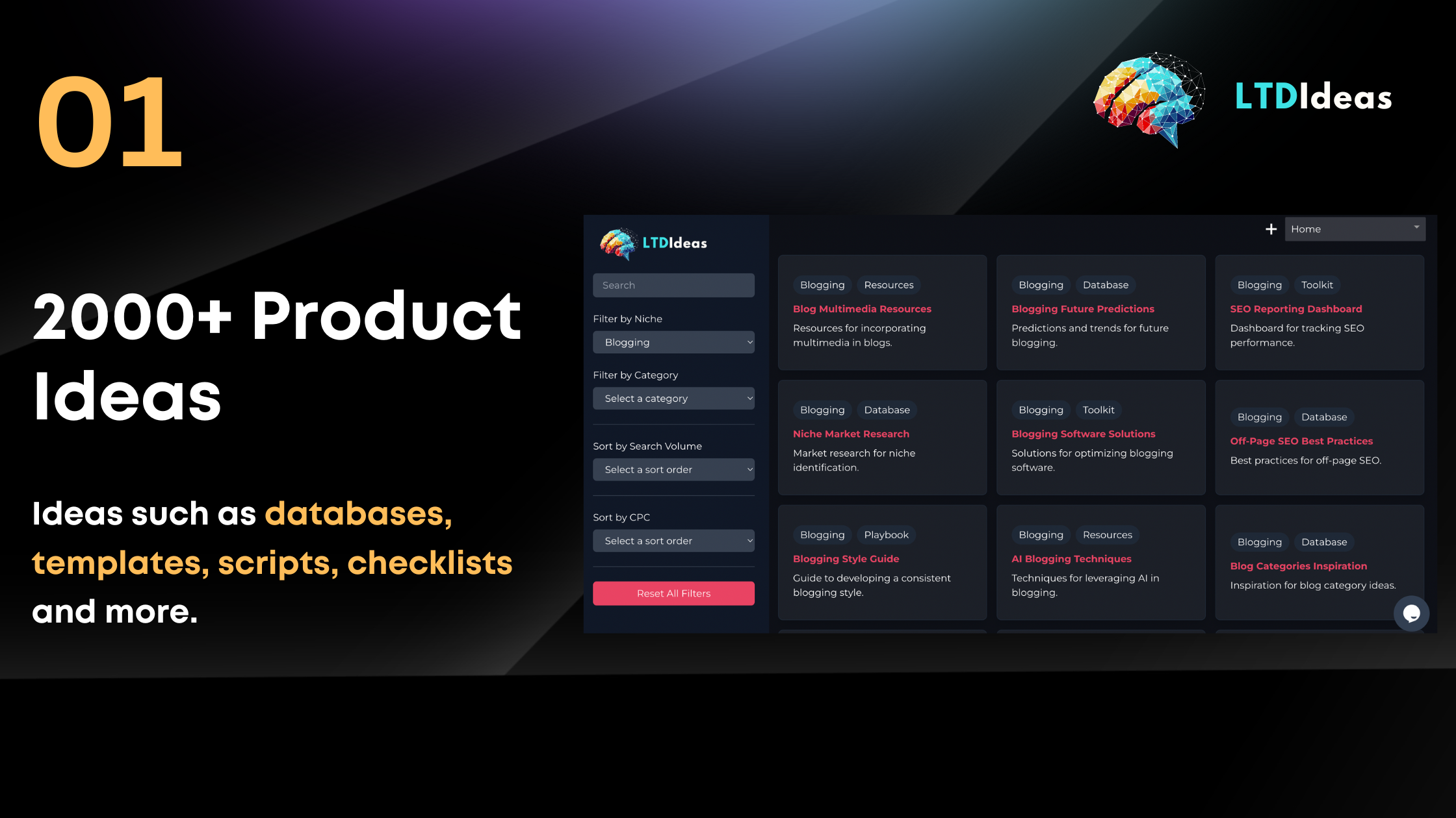 Ideas LTD - Encuentre 1000 de ideas de productos para vender por un precio único. media 3