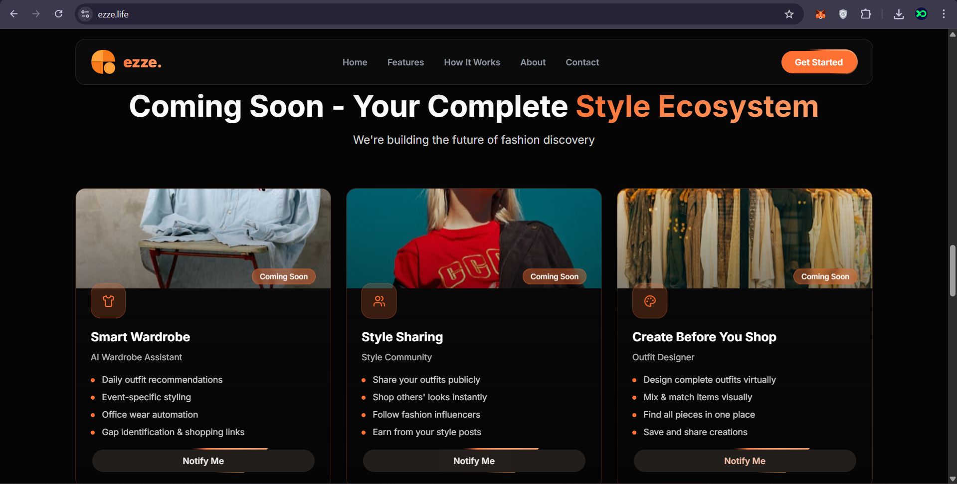 ezze. - Screenshot 2 showing product features and functionality