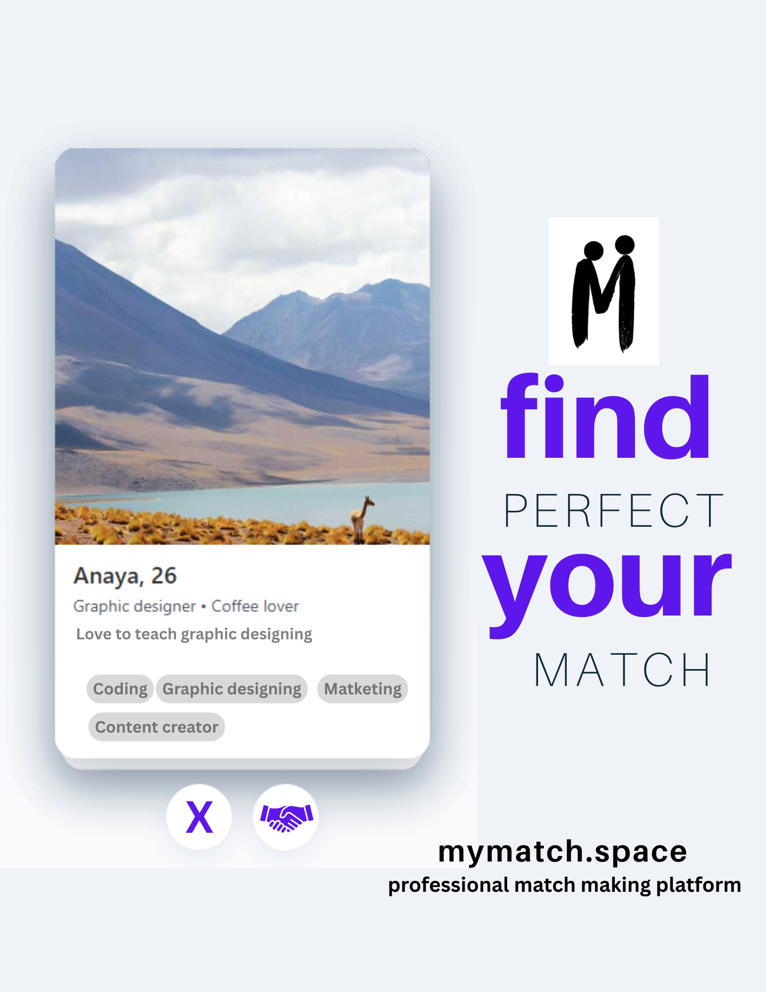 Find Your Co-founder with mymatch.space - Screenshot 2 preview