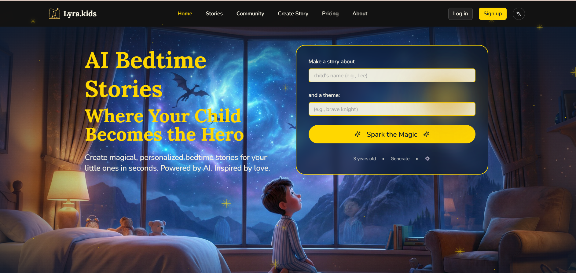 Lyra.kids - Screenshot 2 showing product features and functionality