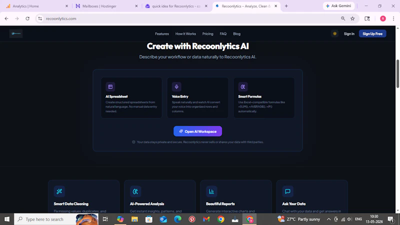 Recoonlytics screenshot 2