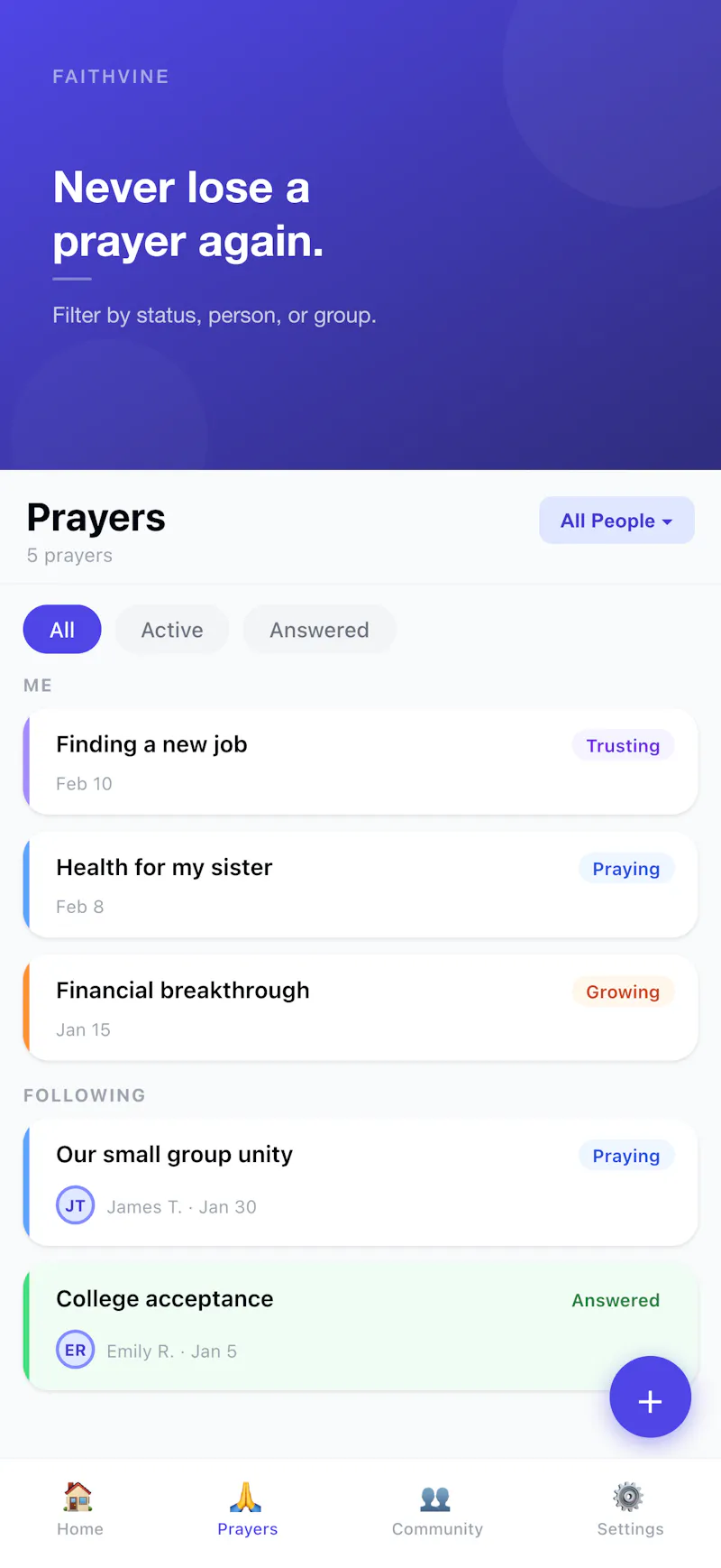 Faithvine screenshot 3