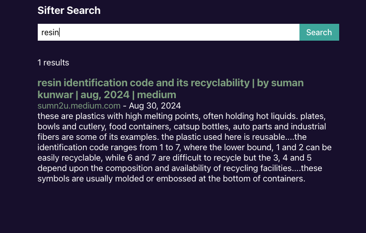 Sifter gallery image