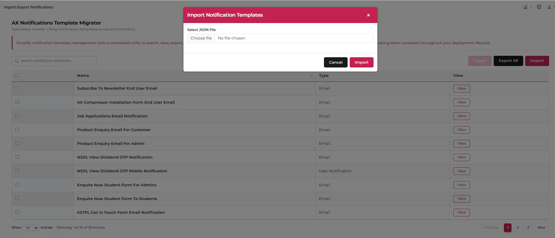 AX Notifications Template Migrator gallery image