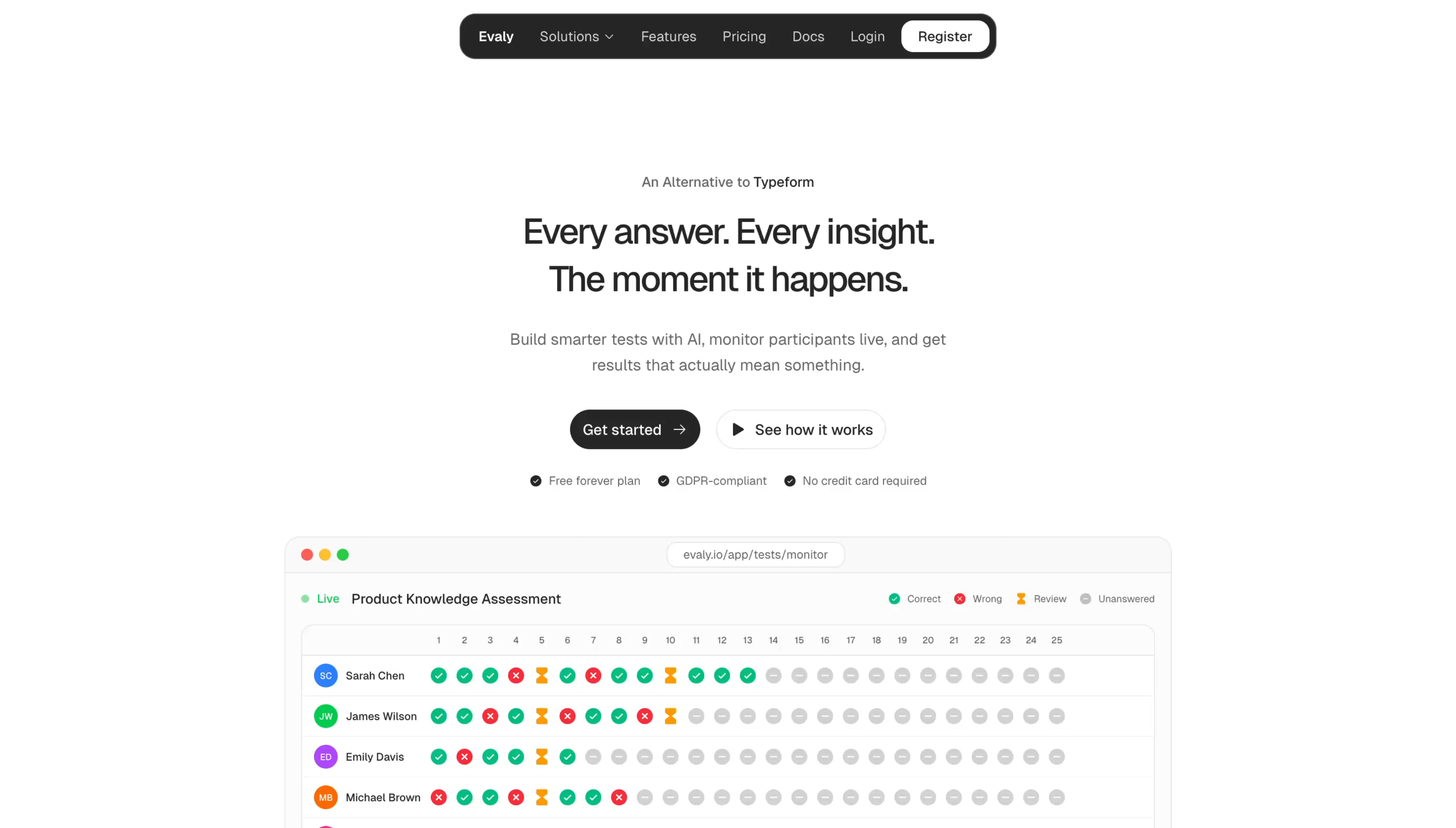 Evaly - Main product screenshot demonstrating key features and user interface