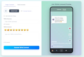 TikTok Comment Generator gallery image