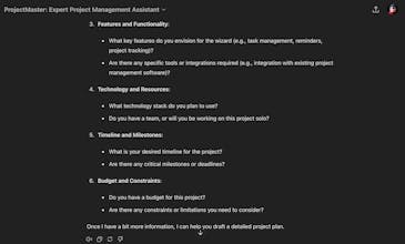 ProjectMaster: Expert PM Assistant gallery image