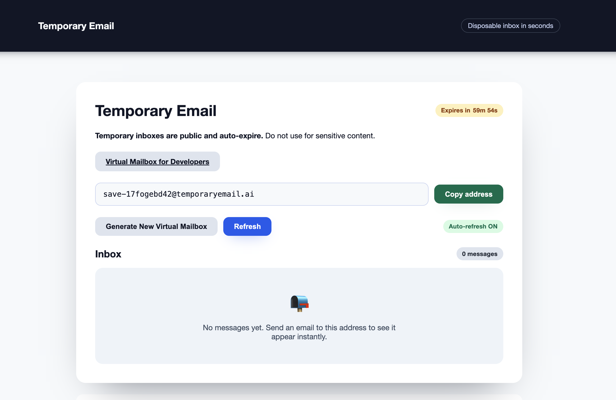 Temporary Email gallery image