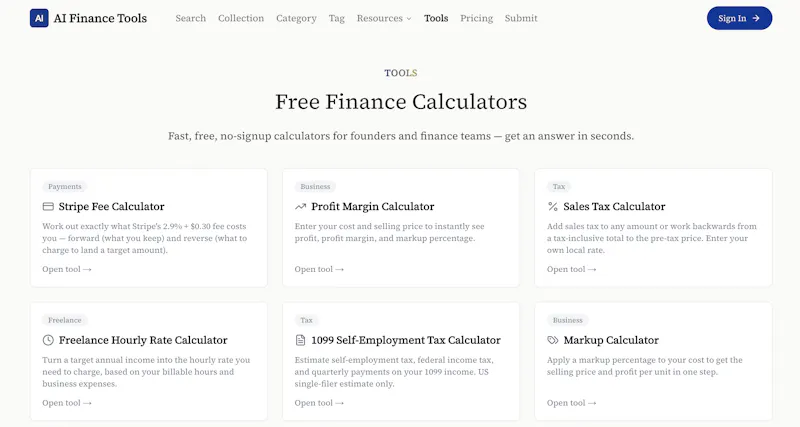 AI Finance Tools screenshot 3