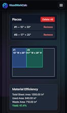 WoodworkCalc gallery image