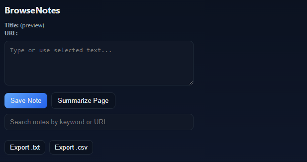 BrowseNotes  gallery image