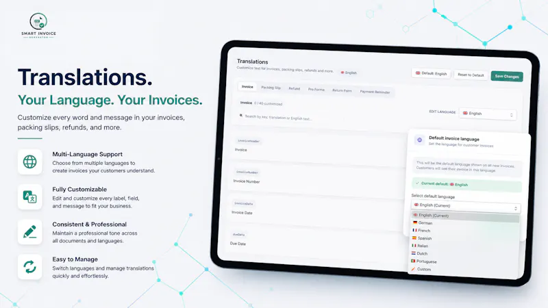 Smart Invoice PDF & Mail Bill screenshot 4